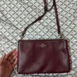 Red Coach Crossbody purse